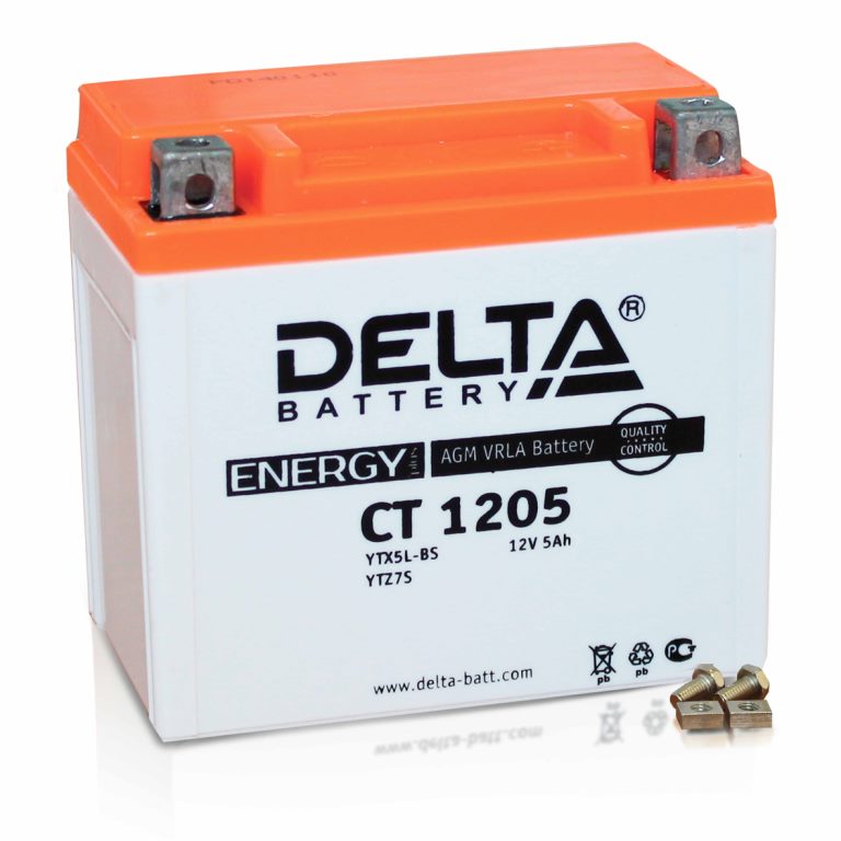 батарея Delta CT CT 1205 (YTX5L-BS, YTZ7S, YT5L-BS) (CT 1205)                     5ah 12V - купить в Нижнем Новгороде